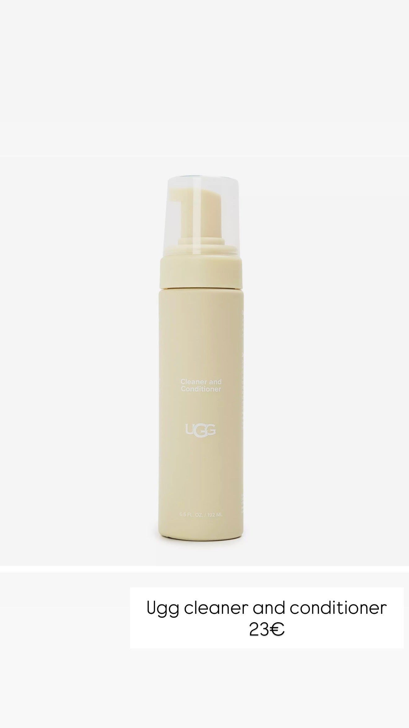 Ugg Cleaner & Conditioner