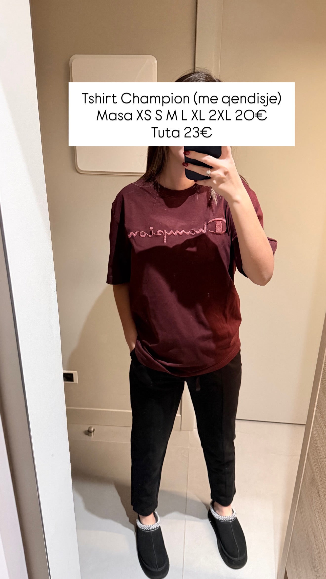 Tshirt Champion (FEMRA)(STOCK)