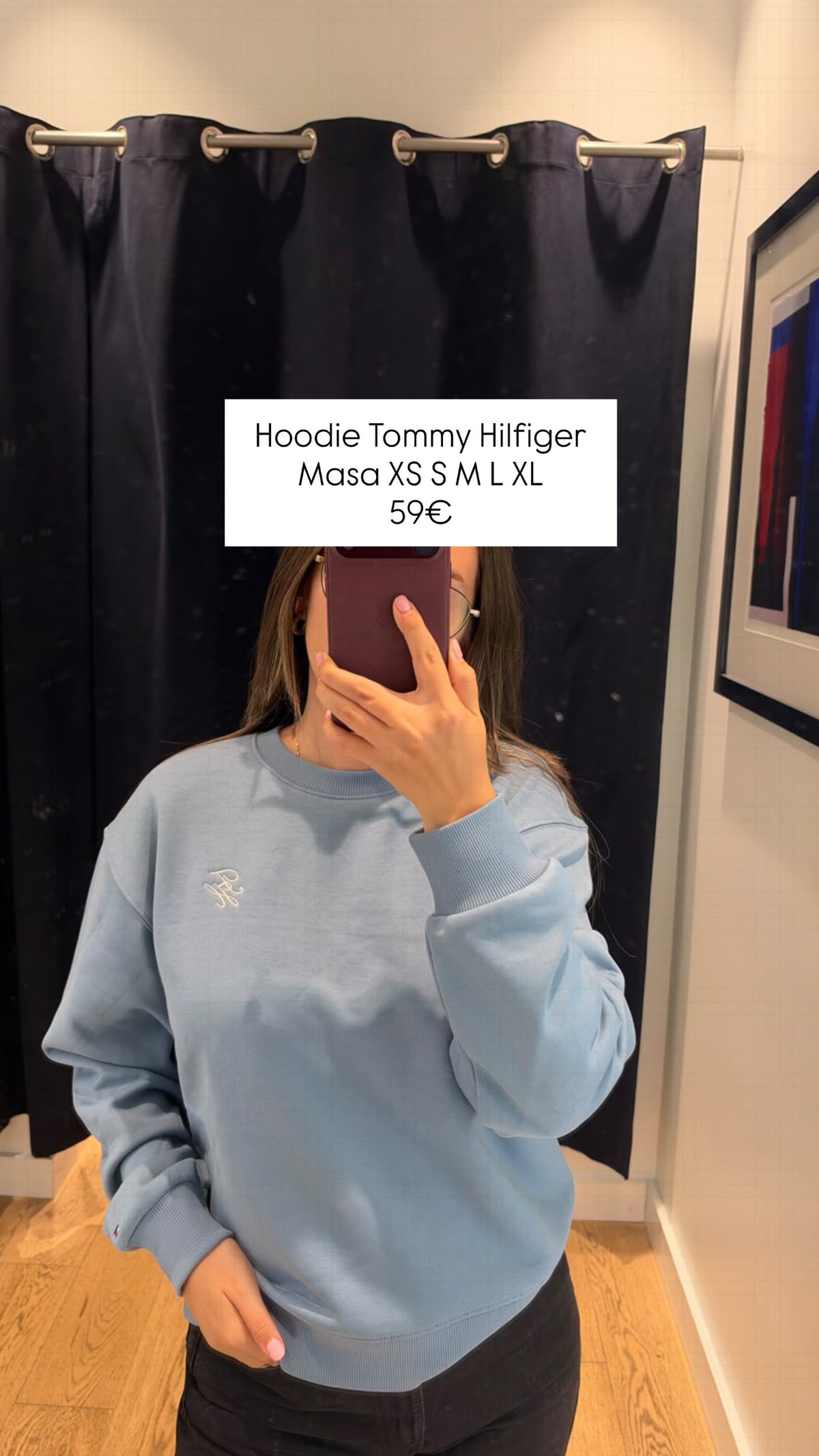 Hoodie Tommy Hilfiger (FEMRA)(STOCK)