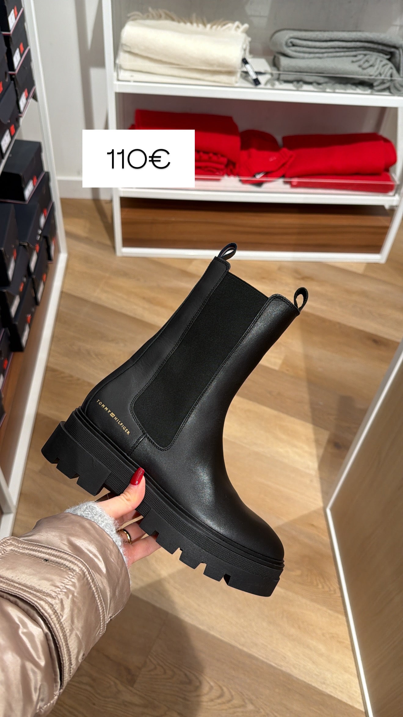 Cizme Tommy Hilfiger (FEMRA)(STOCK)