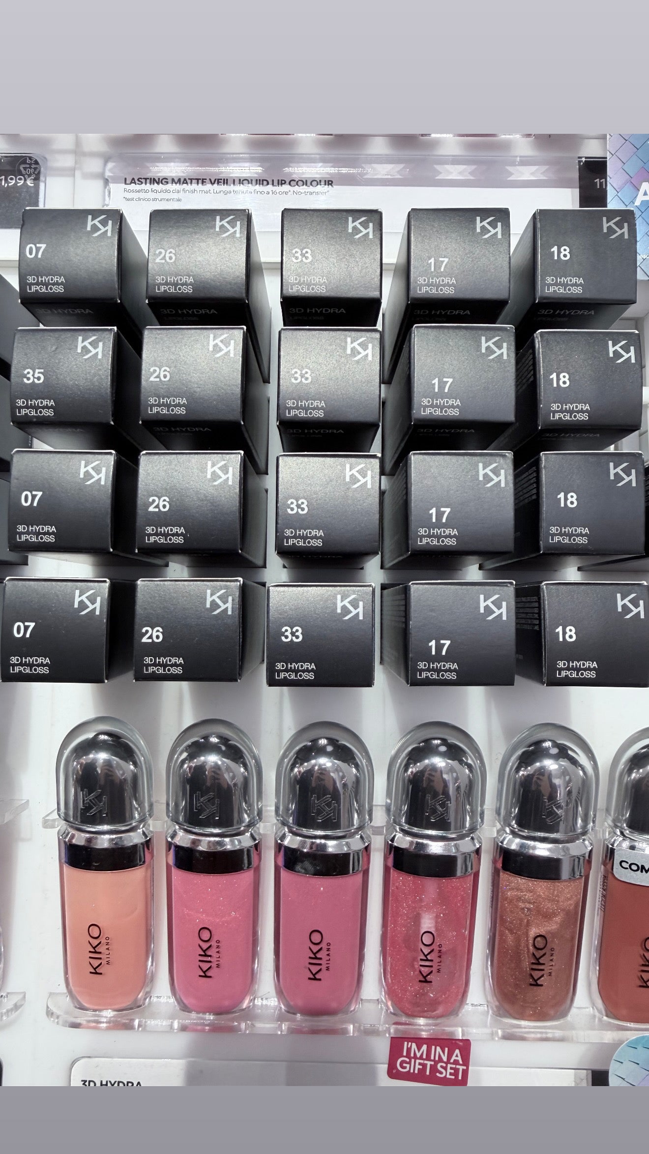 Lipgloss Kiko (FEMRA)(STOCK)