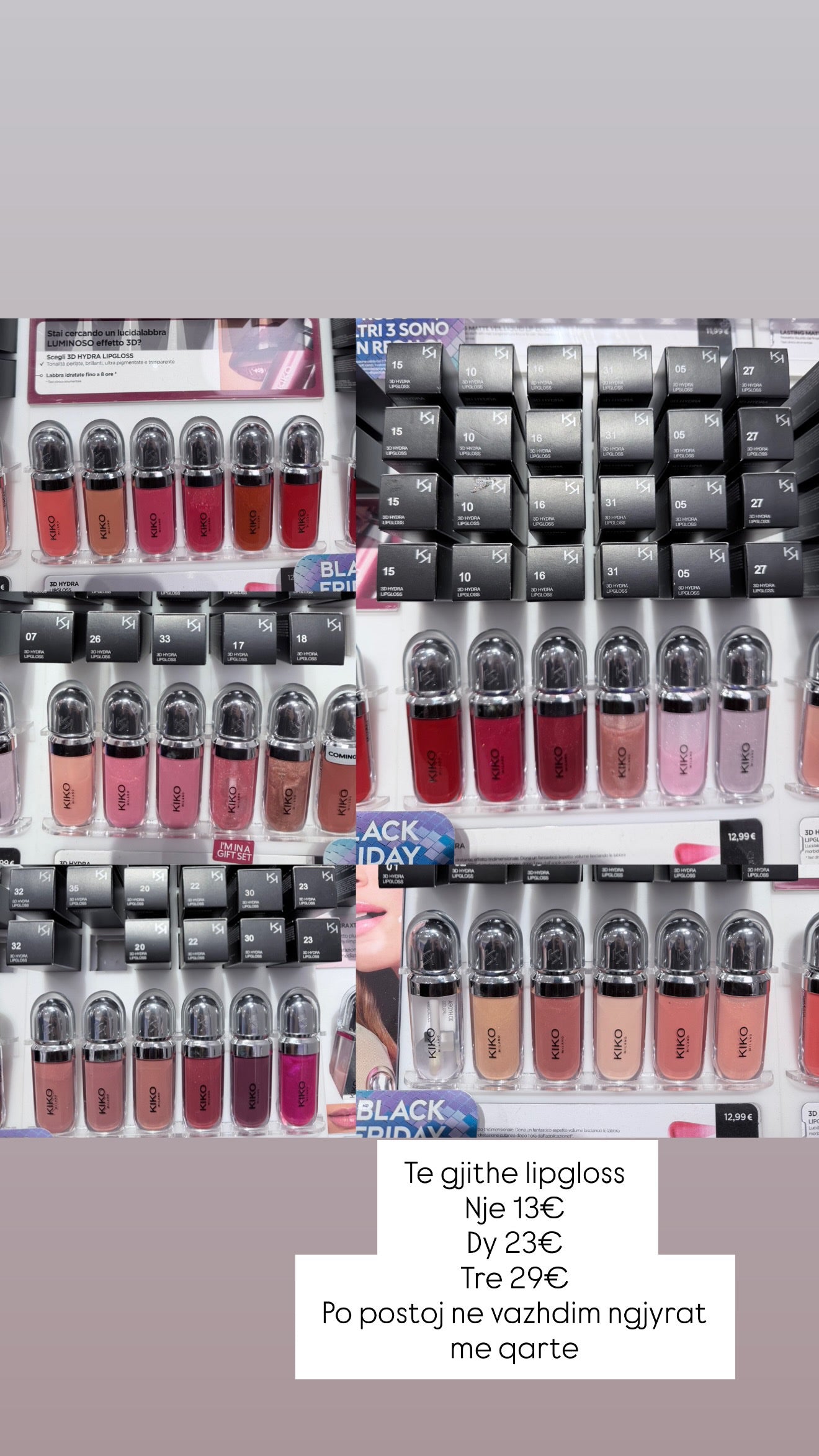 Lipgloss Kiko (FEMRA)