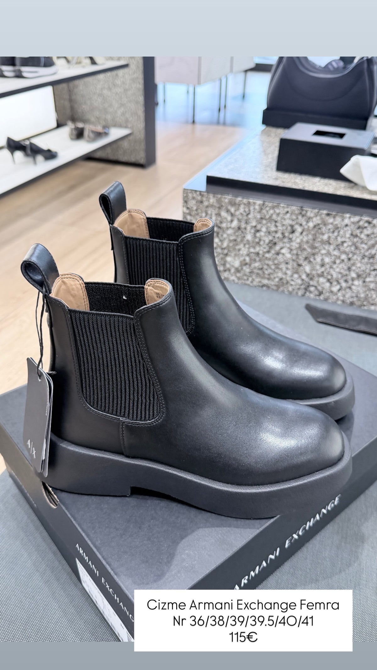 Cizme Armani Exchange (FEMRA)
