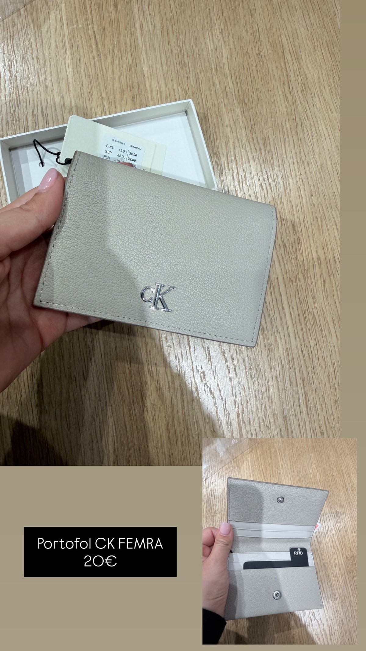 Portofol Calvin Klein (FEMRA)